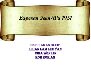 Laporan Fenn-Wu 1951
