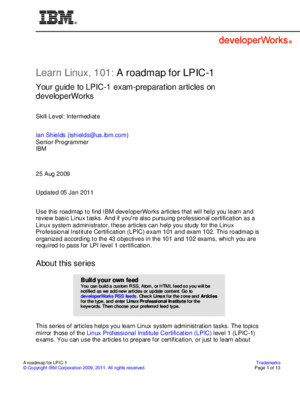 Learn Linux 101 a Roadmap for LPIC-1