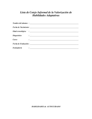 Lista de Cotejo Habilidades Adaptativas (1) - Copia