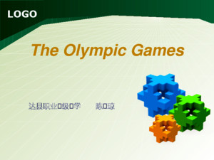 LOGO 达县职业高级中学 陈良琼 The Olympic Games The teaching material The content of the material 1 This part is the second part of Unit 8,senior English (Book I)