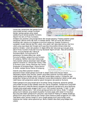 Lokasi Dan Mekanisme Dari Gempa Bumi Yang Terjadi Kemarin Sangat Konsisten Dengan Gempa