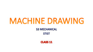 Machine Drawing S3 Mech [Class 11]