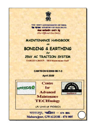 Maintenance Handbook on Bonding Earthing for 25 KV AC Traction Systems(1)
