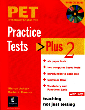 616 MB -pdf- english - Pet - PRELIMINARY ENGLISH TESTS PLUS 2 - Longman - Pet Practice Tests Plus 2pdf