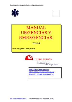 Manual de urgencias y emergencias i