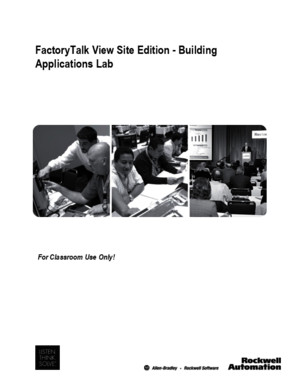 Manual L21 - Introduction to Vizualization Using FactoryTalk View Site Edition