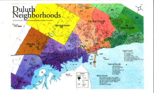 Map of Duluth Neighborhoods