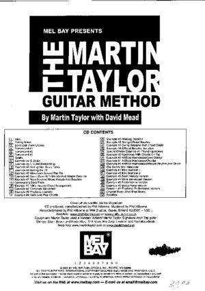 Martin Taylor Jazz Guitar Method