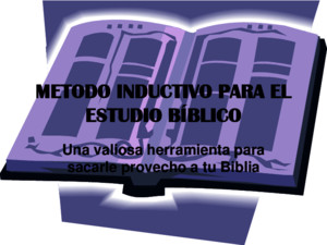 METODO INDUCTIVO PARA EL ESTUDIO BÍBLICO