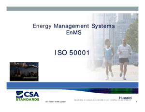 New Energy Management Standard ISO 50001