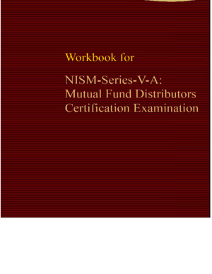 NISM Series v a Mutual Fund Distributors Workbook August 2014 Feb 2015