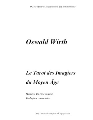 O Taro Medieval Interpretado a Luz Do Simbolismo Oswald Wirthpdf
