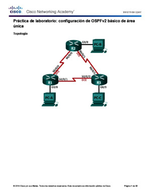 8245 Lab - Configuring Basic Single-Area OSPFv2