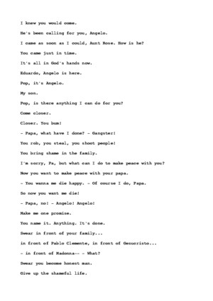 Oscar (1991 film) - dialogue script