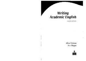 Oshima, Hogue - Writing Academic English (całość)