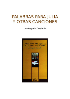 Palabras Para Julia y otras canciones - José Agustín Goytisolo