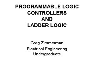PLC PROGRAMMABLE LOGIC CONTROLLER