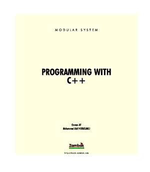 Programming With C++