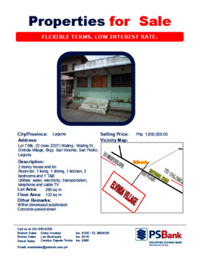 Properties for Sale Lot 7 Blk 22 Now 2207 Waling Waling St Elvinda Village Brgy San Vicente San Pedro Laguna