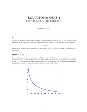 Quiz 1 Solutions