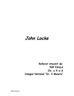 Referatclopotelro John Locke
