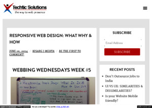 Responsive Website Design What Why How - Techtic Solutions