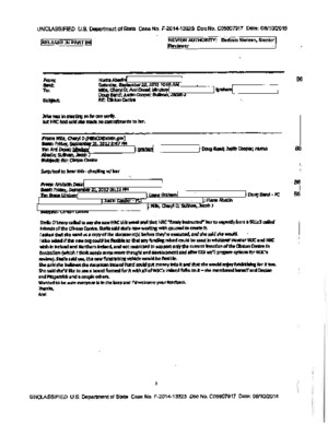 A Citizens United Huma Abedin Enniskillen, Ireland Email From The Hillary Clinton Email Scandal