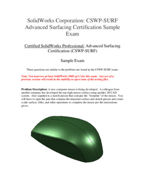 Sample CSWP-SURF Advanced Surfacing Certification Exam