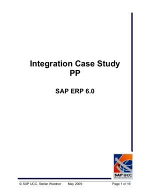 SAP PP CaseStudy