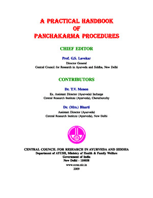 A Practicle Hand Book of Panchakarma Procedure (1)