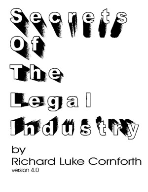 Secrets of the Legal Industry by Richard Cornforth