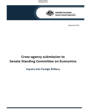 Senate Bribery Law Inquiry under Senator Sam Dastyari, Joint Submission by the Fedpol, Atty Gen , Cross Agency Law Enforcers: proudly supported by BankReformNow, Elder Abuse Victims, and sister groups everywhere