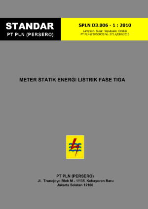 SPLN_D3_006!1!2010 (Meter Statik Energi Aktif Fase Tiga)