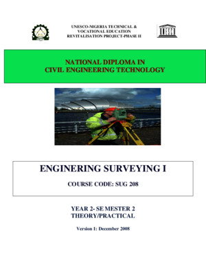 Sug 208-Enginering Surveying i