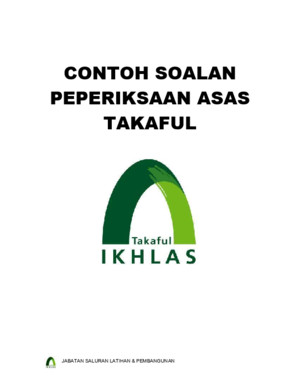 Takaful Sample Exam Questions 120227213647 Phpapp01