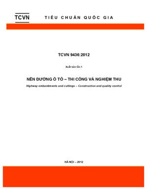 TCVN 9436 - 2012 Nen Duong Oto Thi Cong Va Nghiem Thu