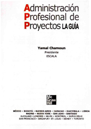 descargar libro administracion profesional de proyectos yamal chamoun pdf