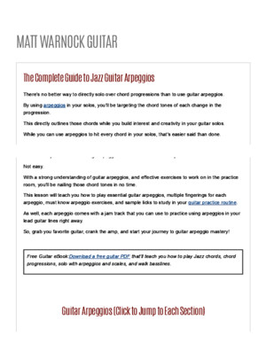 The Complete Guide to Jazz Guitar Arpeggios _ MATT WARNOCK GUITAR