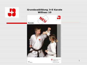 Thomas Hertig, Fachleiter J+S Karate 1 Grundausbildung J+S Karate Willisau 10 NEU