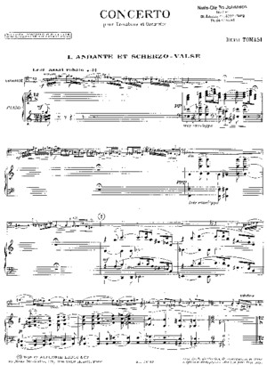 Tomasi Concerto pour trombone et orchestre Klaverpdf