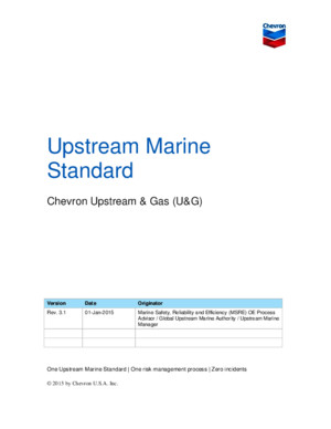 Upstream Marine Standard IBU Chevron
