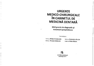 Urgente Medico-Chirurgicale in Cabinetul de M Edicina Dentara (1)
