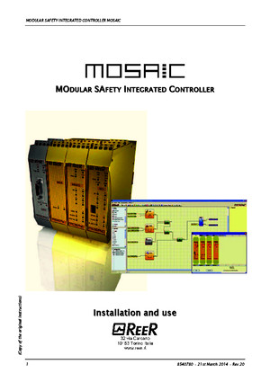 User Manual English - REER MOSAIC M1