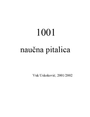 Vuk Uskoković - 1001 naucna pitalicapdf