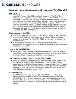 WebPDM Release Notes V53