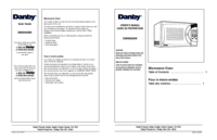 Danby DAR110A1WDD Specifications Sheet