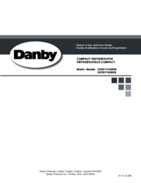 Danby DAR044A5BSLDD Manual